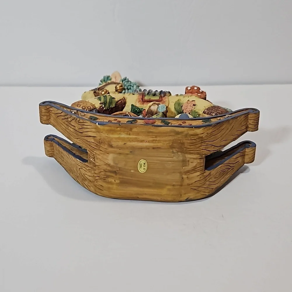 House of Lloyd VTG Christmas Around the World Patchwork Patch Pony Brown Blue - Picture 5 of 9